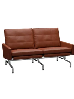 Fritz Hansen PK31/2 2 pers. Sofa af Poul Kjærholm><noscript><img width=