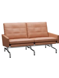 Fritz Hansen PK31/2 2 pers. Sofa af Poul Kjærholm><noscript><img width=
