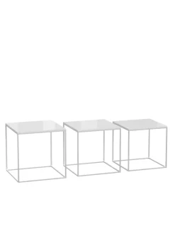 Fritz Hansen PK71 Borde, 3 stk. af Poul Kjærholm><noscript><img width=
