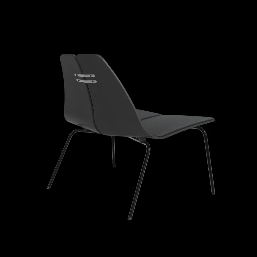 Fritz Hansen PK23 forsidepolstret, Walnut af Poul Kjærholm> Lænestole
