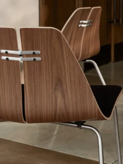 Fritz Hansen PK23 forsidepolstret, Walnut af Poul Kjærholm><noscript><img width=