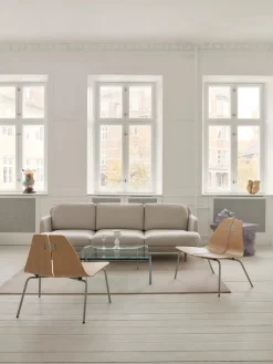 Fritz Hansen PK23 Lounge Chair, oak/steel af Poul Kjærholm> Loungestole|Lænestole