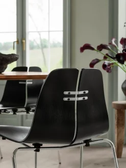 Fritz Hansen PK3 spisebordsstol, eg af Poul Kjærholm><noscript><img width=
