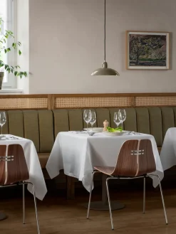 Fritz Hansen PK3 spisebordsstol, valnød af Poul Kjærholm> Spisebordsstole