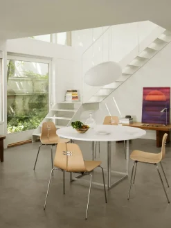 Fritz Hansen PK3 spisebordsstol, valnød af Poul Kjærholm><noscript><img width=