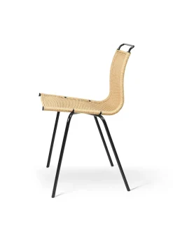 Carl Hansen & Søn PK1 Stol, sort stel af Poul Kjærholm><noscript><img width=