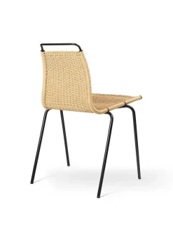 Carl Hansen & Søn PK1 Stol, sort stel af Poul Kjærholm><noscript><img width=