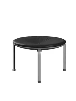 Fritz Hansen PK33 Taburet af Poul Kjærholm><noscript><img width=