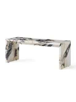 Audo Copenhagen Plinth Bridge, White carrara marble fra><noscript><img width=