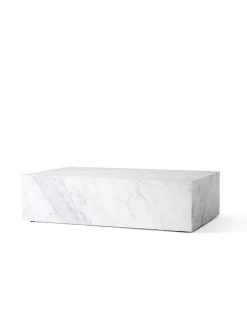 Audo Copenhagen Plinth Low, grey galaxy marble fra><noscript><img width=
