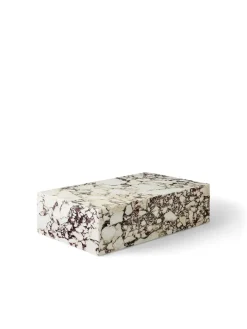 Audo Copenhagen Plinth Low Rose Calacatta Viola marmor fra><noscript><img width=