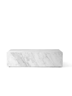 Audo Copenhagen Plinth Low White Carrara marmor fra> Sofaborde