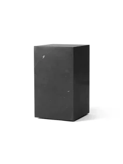 Audo Copenhagen Plinth Tall Black Nero Marquina marmor fra> Sideborde Og Små Borde