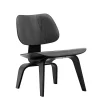 Vitra Plywood Group LCW, sortlakeret ask fra> Loungestole|Lænestole