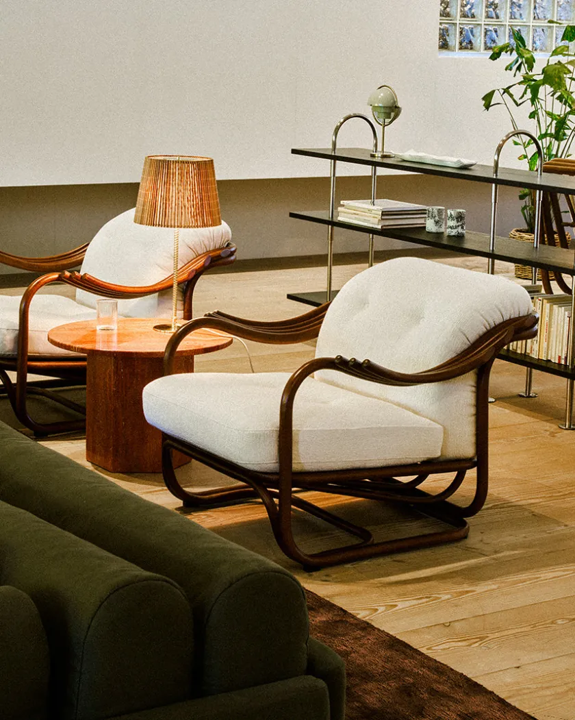 GUBI Poltrona Tria Lounge Chair fra> Lænestole