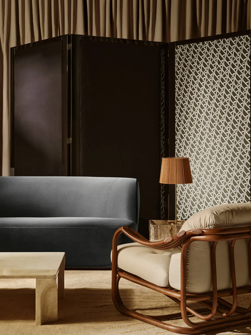 GUBI Poltrona Tria Lounge Chair fra> Lænestole
