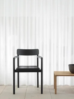 Fredericia Furniture Post Spisebordsstol, eg sort lak fra><noscript><img width=