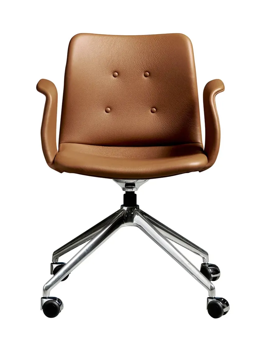 Bent Hansen Primum Chair 4 Star Fixed m. Hjul fra> Kontorstole