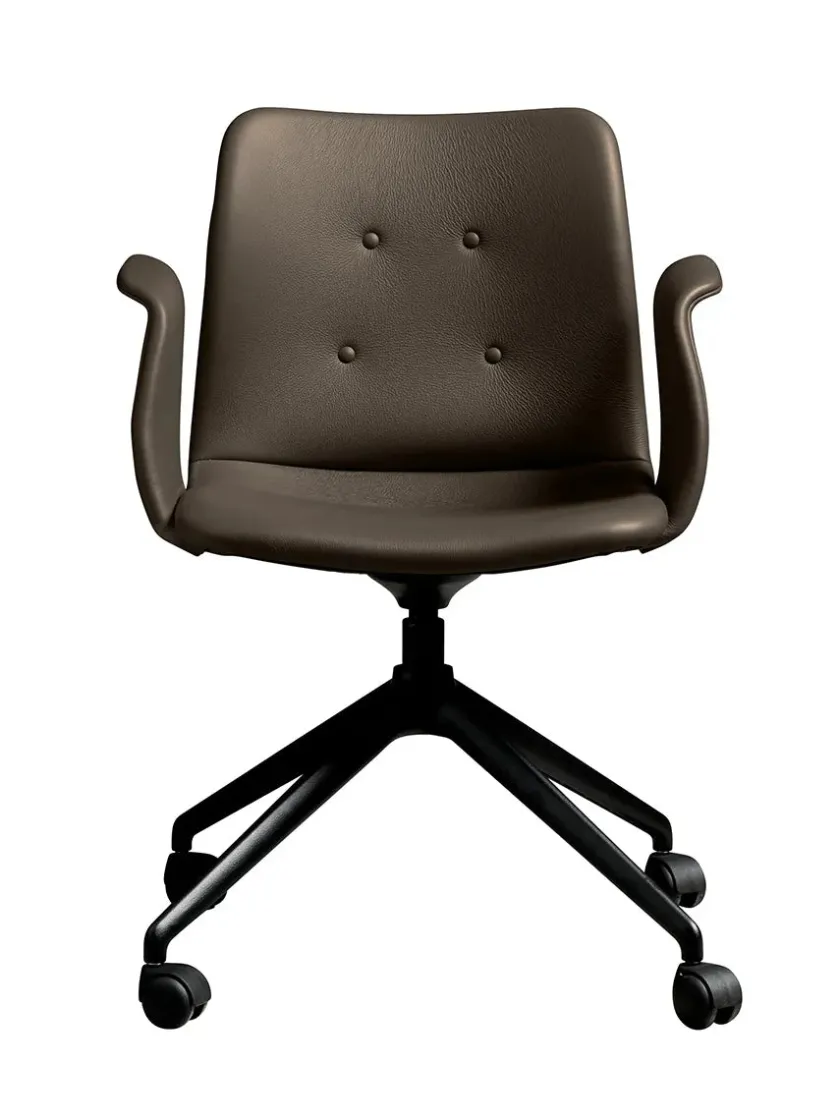 Bent Hansen Primum Chair 4 Star Fixed m. Hjul fra> Kontorstole