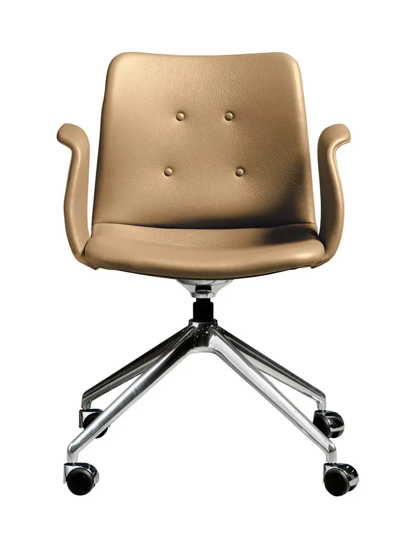 Bent Hansen Primum Chair 4 Star Fixed m. Hjul fra> Kontorstole