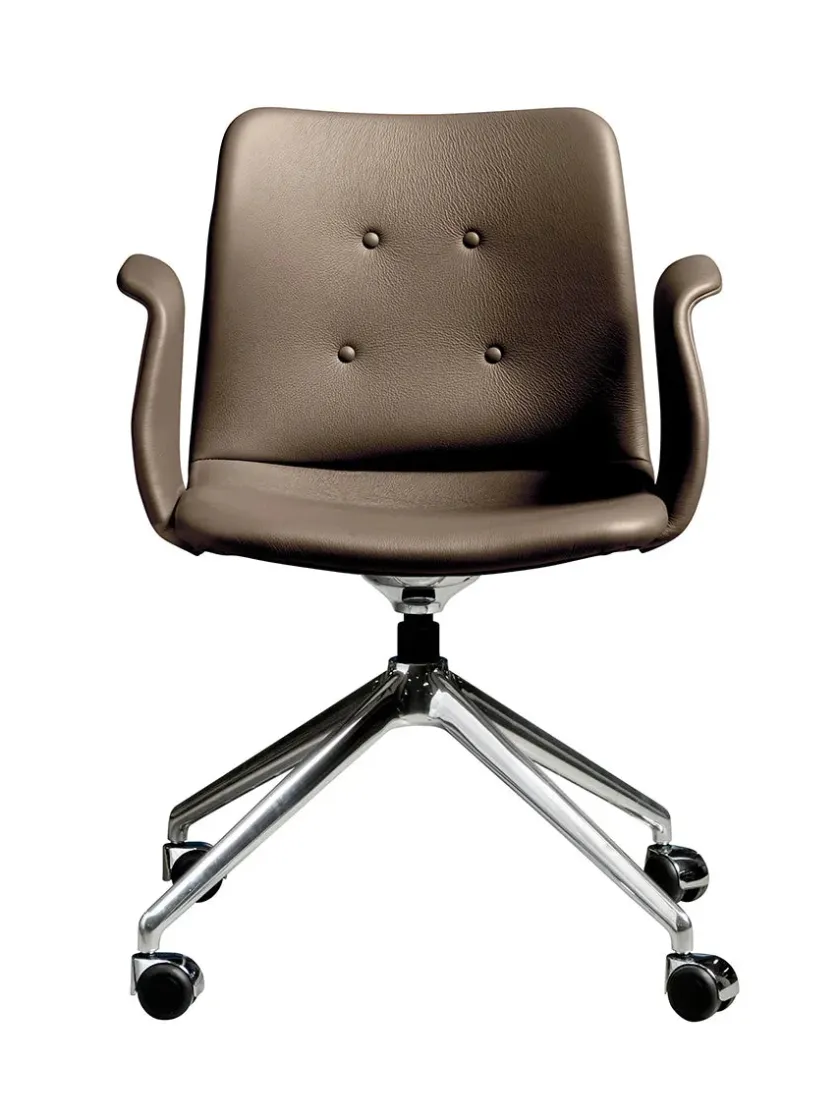 Bent Hansen Primum Chair 4 Star Fixed m. Hjul fra> Kontorstole
