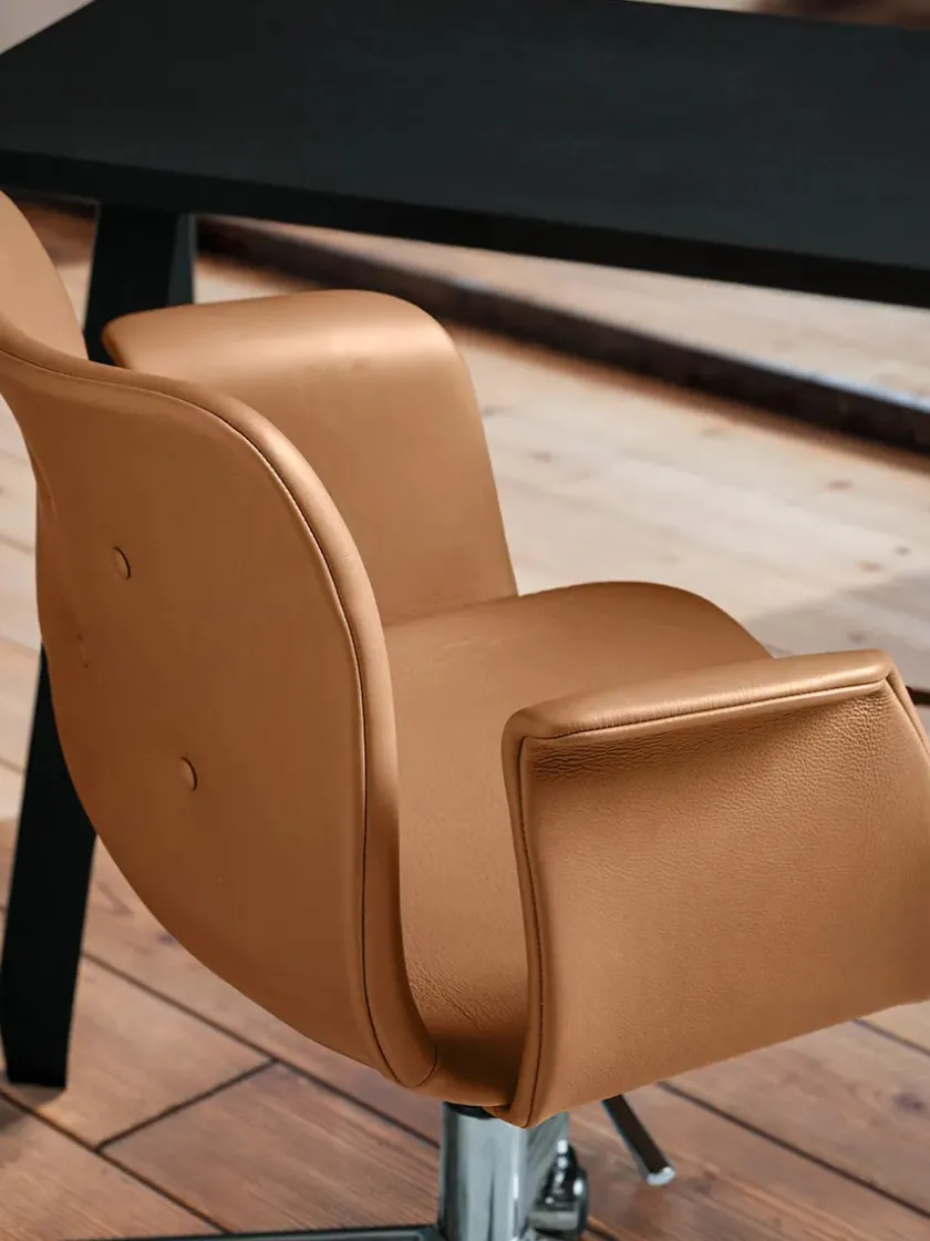 Bent Hansen Primum Chair 5 Star Swivel m. Hjul fra> Kontorstole