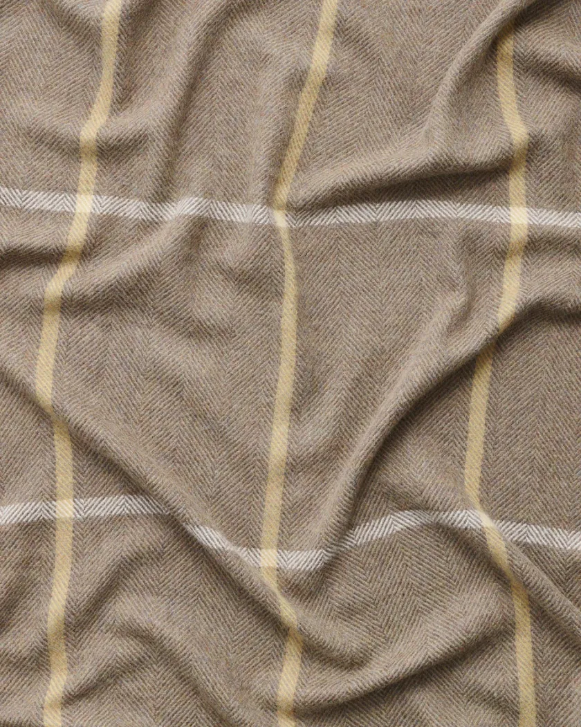 Magniberg Princess blanket - Saffron brown fra> Gaver Til Hende|Puder Og Plaider