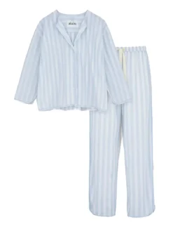 Aiayu Pyjamas Poplin, mix blue eyes fra> Tøj|Tekstiler Til Soveværelset