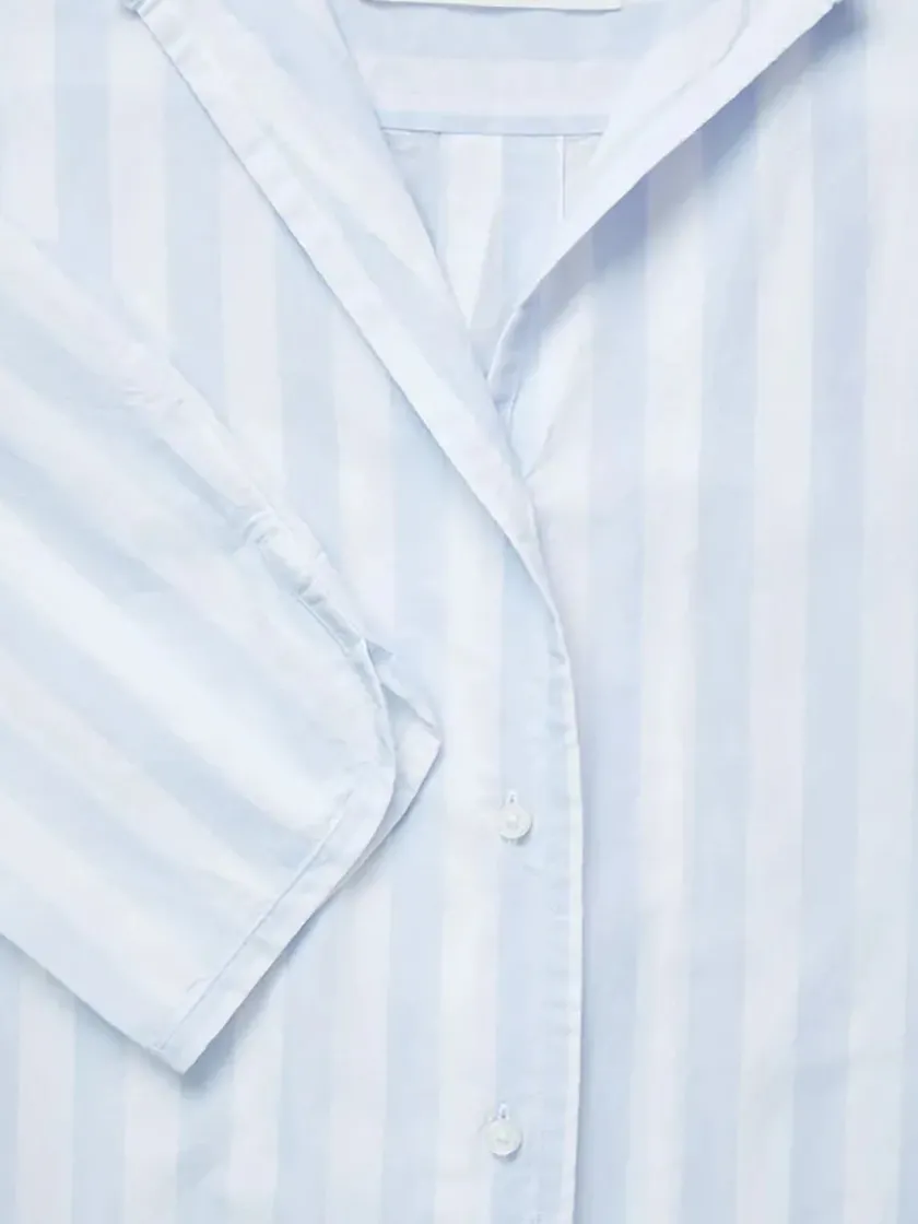 Aiayu Pyjamas Poplin, mix blue eyes fra> Tøj|Tekstiler Til Soveværelset
