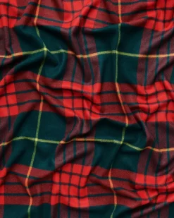 Magniberg Queen blanket - Scottish green tartan fra><noscript><img width=