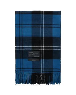 Magniberg Queen blanket - Volvo blue tartan fra> Puder Og Plaider
