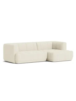 HAY Quilton 2,5 pers. sofa, Flamiber Cream A5, venstre fra><noscript><img width=