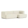 HAY Quilton 2,5 pers. Sofa, Flamiber Cream A5, højre fra> Sofaer