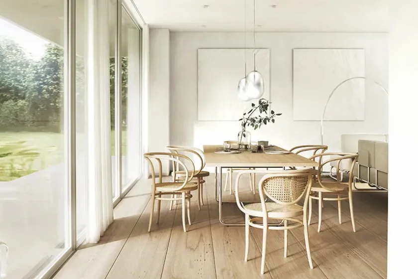 Thonet 210R Armstol, bøg fra> Spisebordsstole