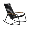 Houe ReClips Rocking chair bamboo fra> Udendørs Loungemøbler|Havestole