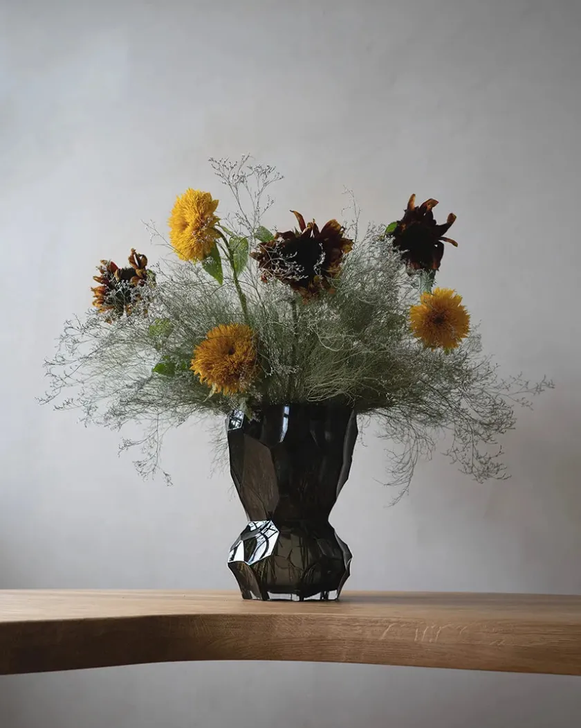 Hein Studio Reflection Vase, klar glas fra> Vaser