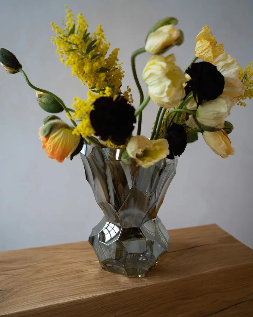 Hein Studio Reflection Vase, klar glas fra> Vaser
