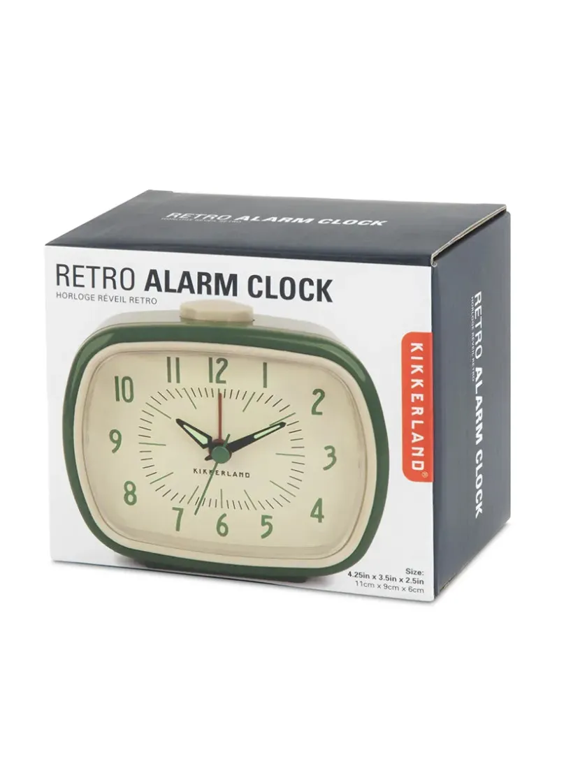 Kikkerland Retro Alarm Clock, green fra> Gaver Til Ham