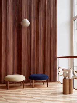 Carl Hansen & Søn RF1903F Sideways Puf fra> Skamler|Puffer