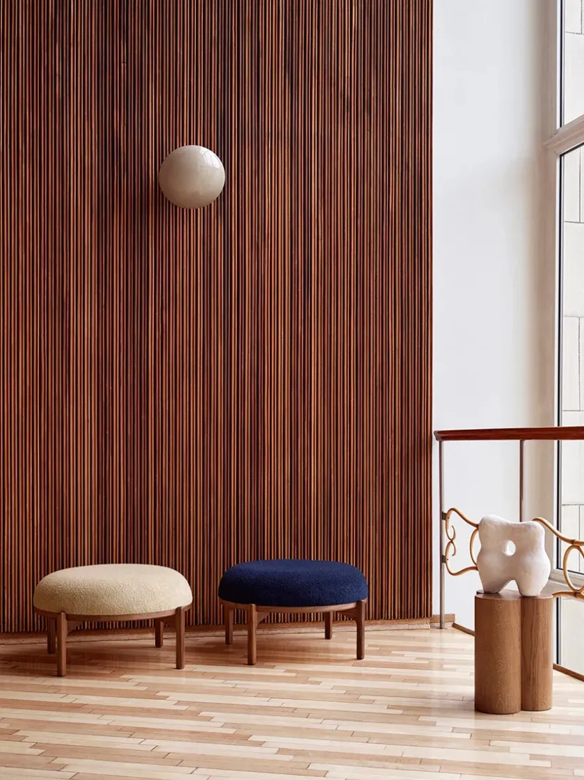 Carl Hansen & Søn RF1903F Sideways Puf fra> Skamler|Puffer