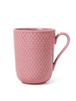 Lyngby Porcelæn Rhombe krus m. hank, blå fra><noscript><img width=