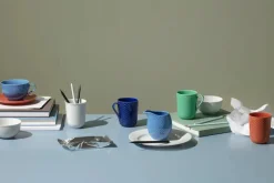 Lyngby Porcelæn Rhombe krus m. hank, grøn fra><noscript><img width=