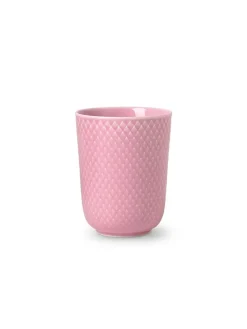 Lyngby Porcelæn Rhombe krus, rosa fra> Service