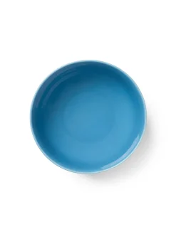 Lyngby Porcelæn Rhombe skål, mørk blå Ø22 cm fra><noscript><img width=