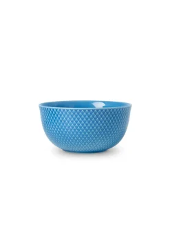 Lyngby Porcelæn Rhombe skål, mørk blå Ø22 cm fra><noscript><img width=