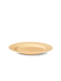 Lyngby Porcelæn Rhombe tallerken, blå Ø27 cm fra><noscript><img width=