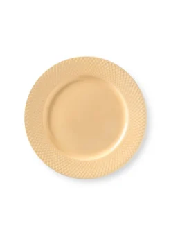 Lyngby Porcelæn Rhombe tallerken, blå Ø27 cm fra><noscript><img width=