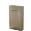 Muuto Ridge Vase, taupe frosted glass fra> Vaser