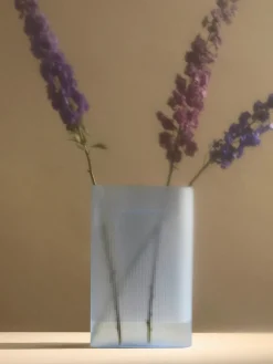 Muuto Ridge Vase, taupe frosted glass fra><noscript><img width=