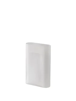 Muuto Ridge Vase, taupe frosted glass fra><noscript><img width=